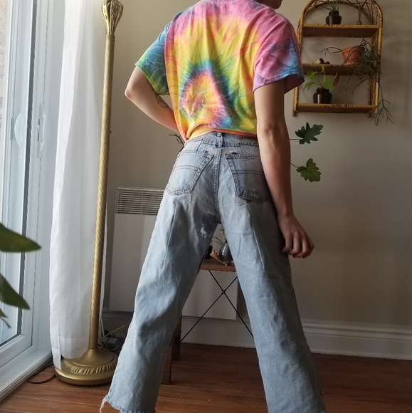 Vintage Myrtle Beach Tie Dye T-Shirt Tee Hippie 70 - Picture 3 of 13